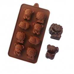 Forma do czekoladek kształt lew miś hipopotam
